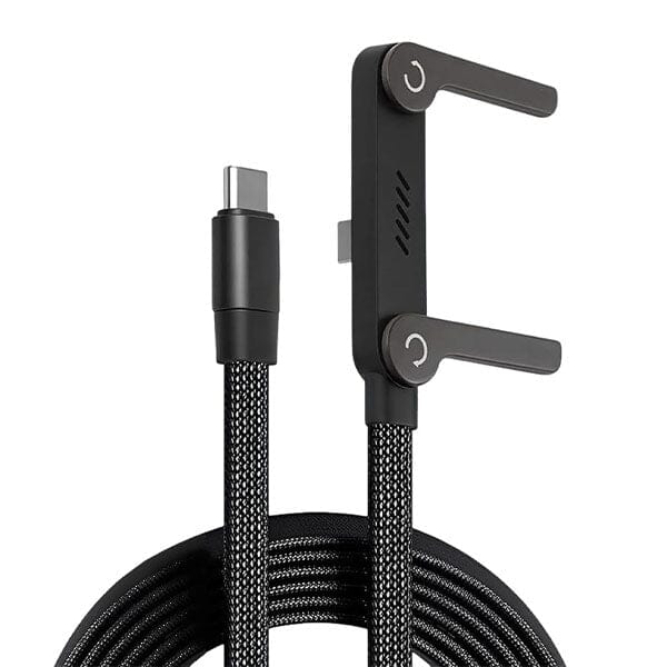 Détail du câble tressé et du support VAELT